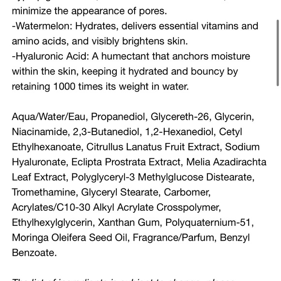 ๐ Glow Recipe Watermelon Glow Niacinamide Dew Drops Serum โจ - Picture 5 of 6